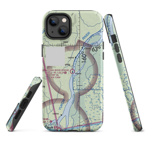 Grayling Airport (KGX) VFR Sectional  Tough iPhone Case