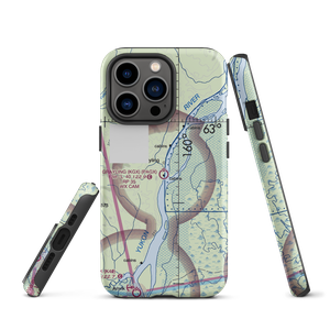 Grayling Airport (KGX) VFR Sectional  Tough iPhone Case