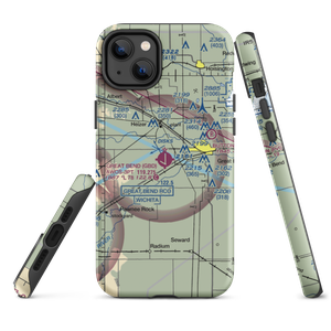 Great Bend Municipal Airport (GBD) VFR Sectional  Tough iPhone Case