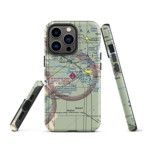 Great Bend Municipal Airport (GBD) VFR Sectional  Tough iPhone Case