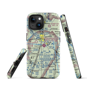 Greater Kankakee Airport (IKK) VFR Sectional  Tough iPhone Case