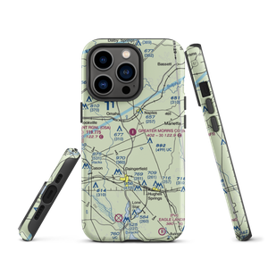 Greater Morris County Airport (8F5) VFR Sectional  Tough iPhone Case