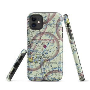 Greater Portsmouth Regional Airport (PMH) VFR Sectional  Tough iPhone Case