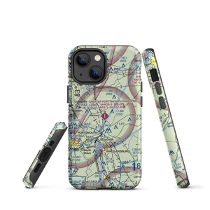 Greater Portsmouth Regional Airport (PMH) VFR Sectional  Tough iPhone Case