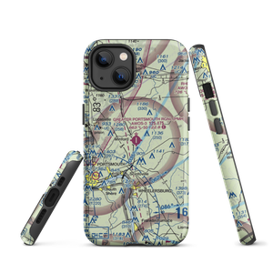 Greater Portsmouth Regional Airport (PMH) VFR Sectional  Tough iPhone Case
