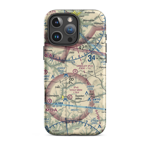 Greeley Airport (PN15) VFR Sectional  Tough iPhone Case