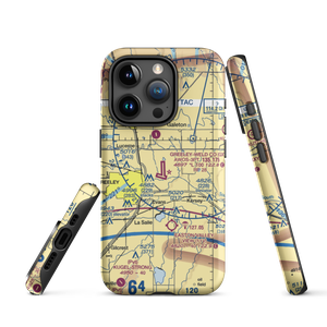 Greeley–Weld County Airport (GXY) VFR Sectional  Tough iPhone Case