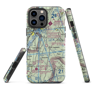 Green Acres Airport (1A1) VFR Sectional  Tough iPhone Case