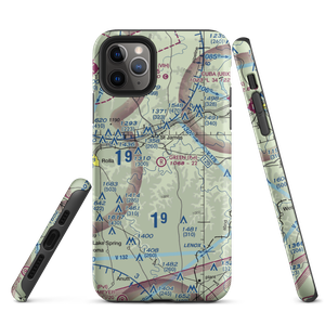 Green Airfield (96MU) VFR Sectional  Tough iPhone Case