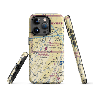 Green Bank Observatory Airport (WV52) VFR Sectional  Tough iPhone Case