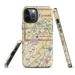 Green Bank Observatory Airport (WV52) VFR Sectional  Tough iPhone Case