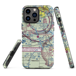 Green Castle Airport (IA24) VFR Sectional  Tough iPhone Case