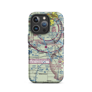 Green Castle Airport (IA24) VFR Sectional  Tough iPhone Case