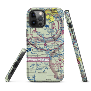 Green Castle Airport (IA24) VFR Sectional  Tough iPhone Case