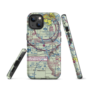 Green Castle Airport (IA24) VFR Sectional  Tough iPhone Case