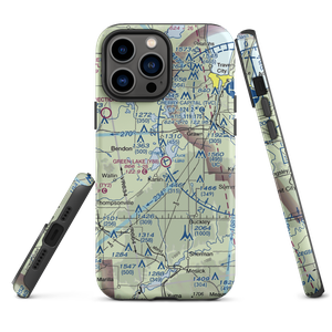 Green Lake Airport (Y88) VFR Sectional  Tough iPhone Case