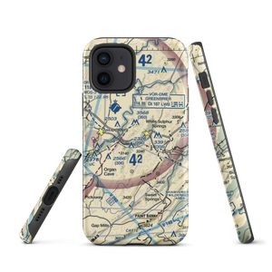 Greenbrier Airport (SSU) VFR Sectional  Tough iPhone Case