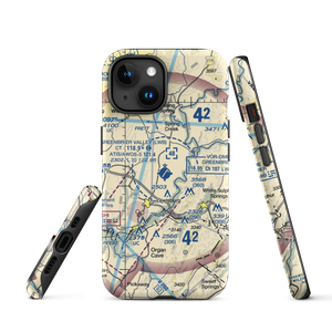 Greenbrier Valley Airport (LWB) VFR Sectional  Tough iPhone Case