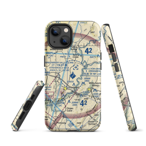 Greenbrier Valley Airport (LWB) VFR Sectional  Tough iPhone Case