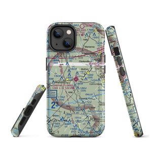 Greene County Airport (WAY) VFR Sectional  Tough iPhone Case