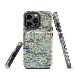 Greene County Airport (WAY) VFR Sectional  Tough iPhone Case