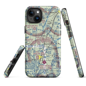 Greener Pastures Airpark (13MS) VFR Sectional  Tough iPhone Case