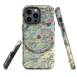 Greeneville-Greene County Municipal Airport (GCY) VFR Sectional  Tough iPhone Case