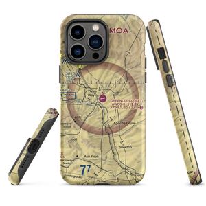 Greenlee County Airport (CFT) VFR Sectional  Tough iPhone Case