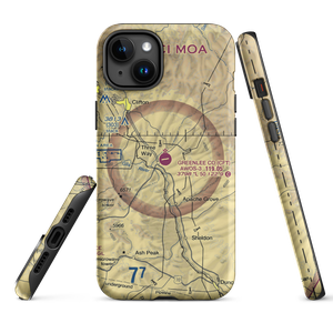 Greenlee County Airport (CFT) VFR Sectional  Tough iPhone Case