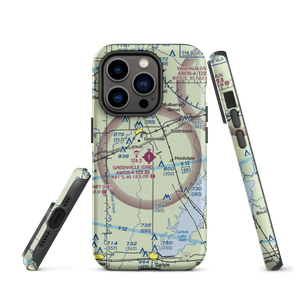 Greenville Airport (GRE) VFR Sectional  Tough iPhone Case