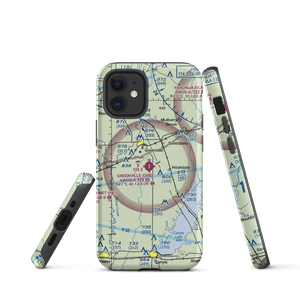 Greenville Airport (GRE) VFR Sectional  Tough iPhone Case