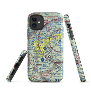 Greenville Downtown Airport (GMU) VFR Sectional  Tough iPhone Case