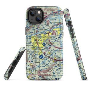 Greenville Downtown Airport (GMU) VFR Sectional  Tough iPhone Case