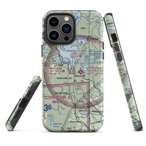 Greenville Forestry Seaplane Base (ME30) VFR Sectional  Tough iPhone Case