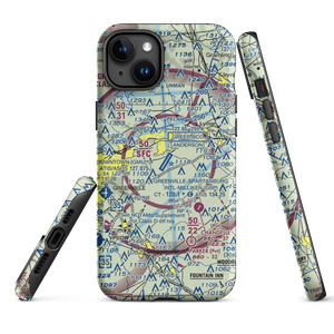 Greenville Spartanburg International Airport (GSP) VFR Sectional  Tough iPhone Case