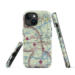 Greenwalt Company Airport (AR10) VFR Sectional  Tough iPhone Case