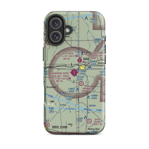 Gregory M. Simmons Memorial Airport (GZN) VFR Sectional  Tough iPhone Case