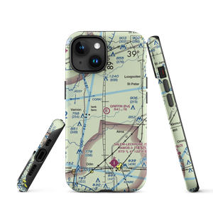 Griffin Airport (0IL2) VFR Sectional  Tough iPhone Case