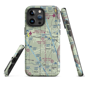 Grimes Airport (1OK7) VFR Sectional  Tough iPhone Case