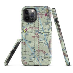 Grimes Airport (1OK7) VFR Sectional  Tough iPhone Case
