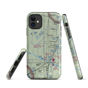 Grindstone Lake Seaplane Base (0MN2) VFR Sectional  Tough iPhone Case