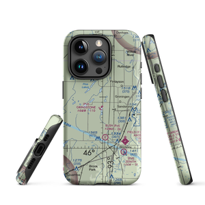 Grindstone Lake Seaplane Base (0MN2) VFR Sectional  Tough iPhone Case