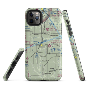 Grismore Airport (IA07) VFR Sectional  Tough iPhone Case