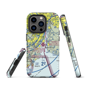 Grosse Ile Municipal Airport (ONZ) VFR Sectional  Tough iPhone Case