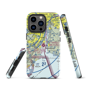 Grosse Ile Municipal Airport (ONZ) VFR Sectional  Tough iPhone Case