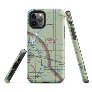 Groton Municipal Airport (2E6) VFR Sectional  Tough iPhone Case