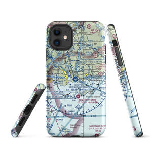 Groton New London Airport (GON) VFR Sectional  Tough iPhone Case