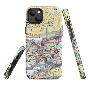 Grouse Ridge Airport (AK93) VFR Sectional  Tough iPhone Case
