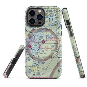 Grove Municipal Airport (GMJ) VFR Sectional  Tough iPhone Case