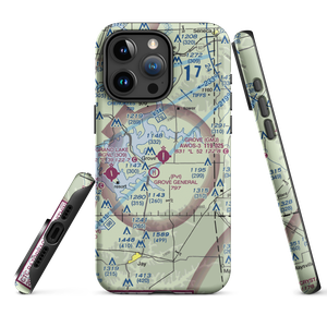 Grove Municipal Airport (GMJ) VFR Sectional  Tough iPhone Case